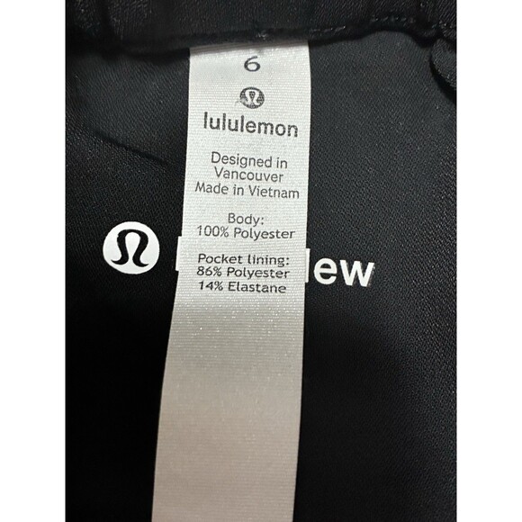 Lululemon Women’s On The Fly Black Skirt Size 6 - Picture 3 of 4